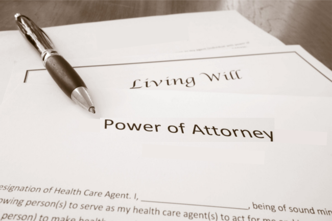 power of attorney vs. living will